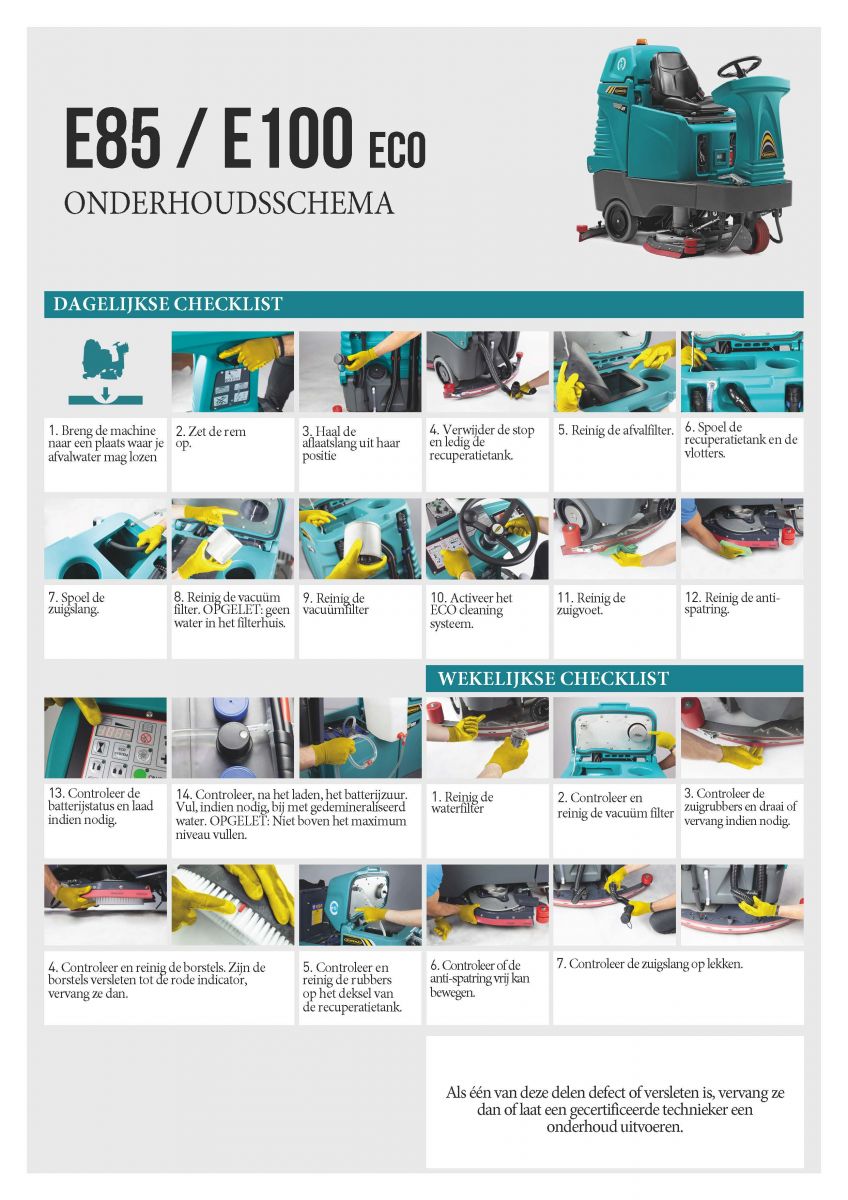 Onderhoud E85/E100 ECO